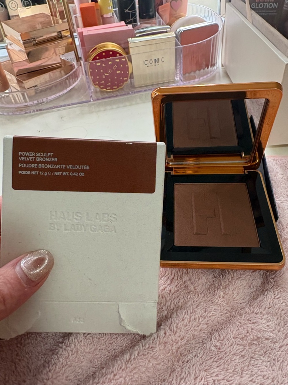 Haus Labs Power Sculpt Velvet Bronzer - Brown NIB